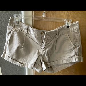 Khaki shorts from American Eagle